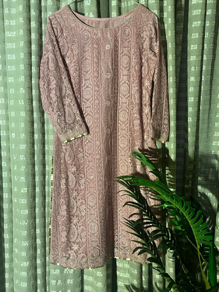 Chiffon chicken kari with plain back