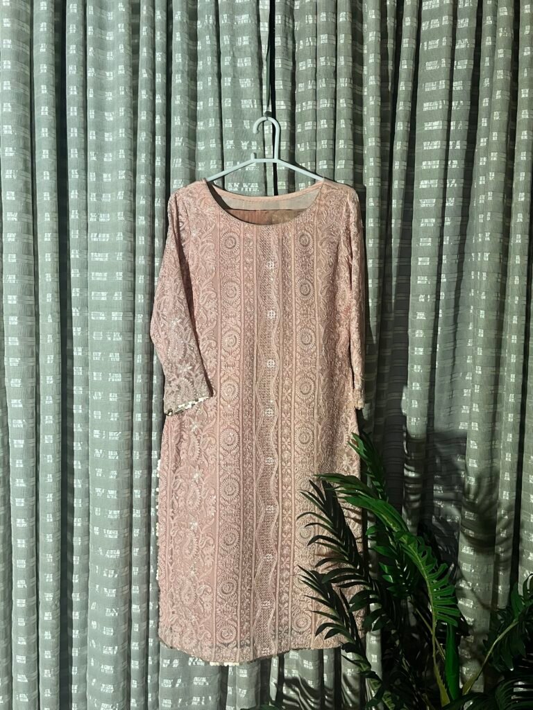Chiffon chicken kari with plain back
