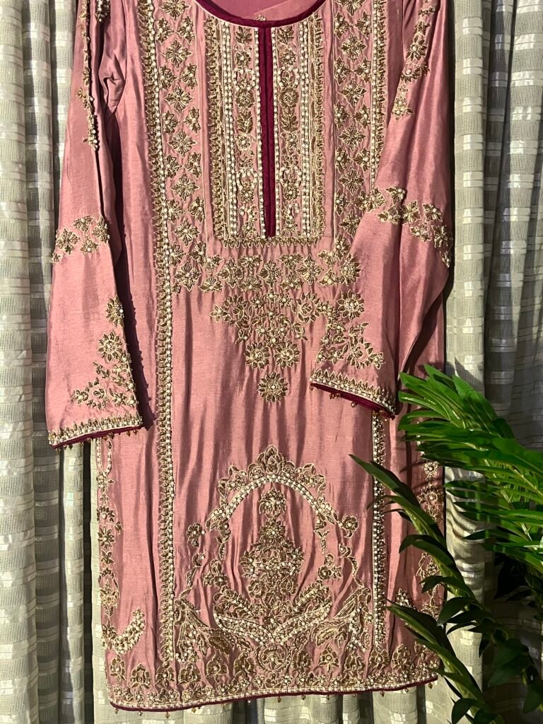 Heavy embroidery naqshi dabqi