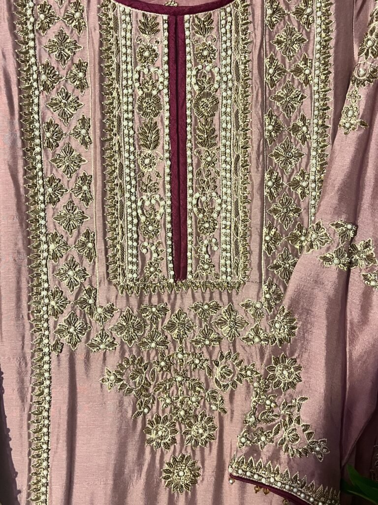 Heavy embroidery naqshi dabqi