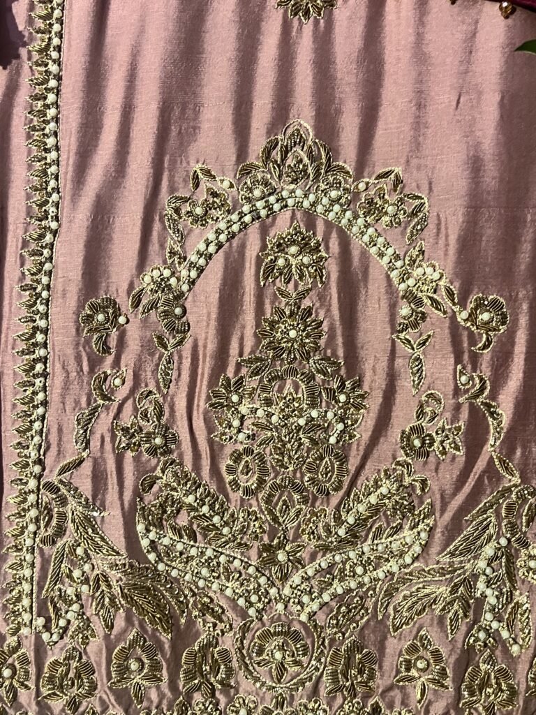 Heavy embroidery naqshi dabqi