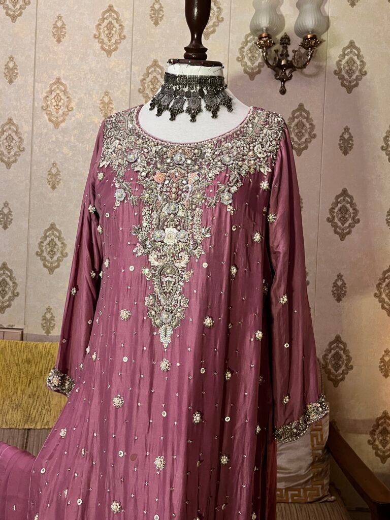 heavy party wear fully embellished three piece
