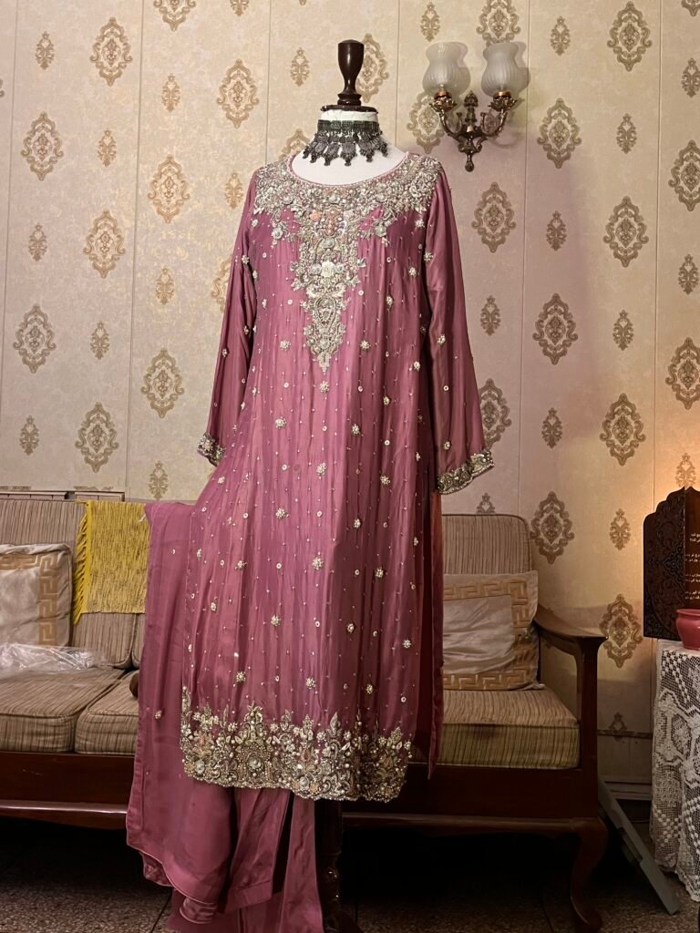 heavy party wear fully embellished three piece