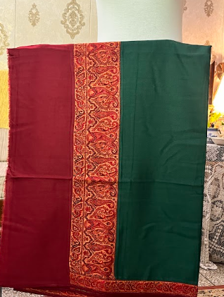 Pallu Pashmina 4 Sided Border